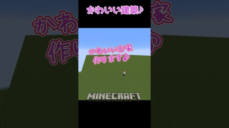 【マイクラ】１日１コかわいい建築！　#shorts