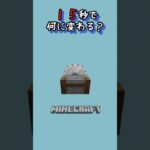 【マイクラ】何かに変わるよ！　#shorts #short