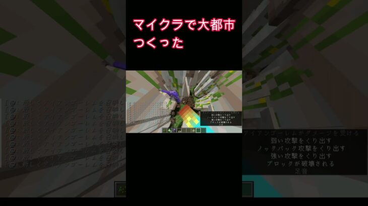 #マイクラ 　大都市