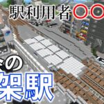 [マイクラ] 半年ぶりに都会の中心駅を作りに行こう！【１万人記念】