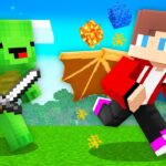 エレメンタル ドラゴン スピードランナー vs ハンター: Minecraft のマイゼン vs マイキー!