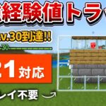 1.21対応【マイクラ統合版】90秒でLv.30！超簡単で過去最強な鉄式経験値トラップの作り方【PE/PS4/Switch/Xbox/Win10】ver1.21