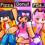 10 FRIENDS on one FOOD BLOCK in Minecraft!