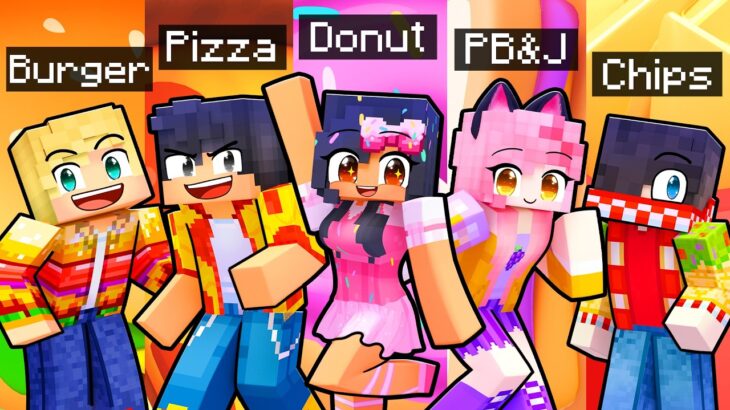 10 FRIENDS on one FOOD BLOCK in Minecraft!