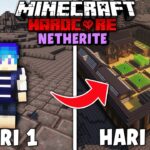 100 Hari di Minecraft Hardcore DUNIA NETHERITE