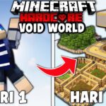 100 Hari di Minecraft Hardcore VOID WORLD