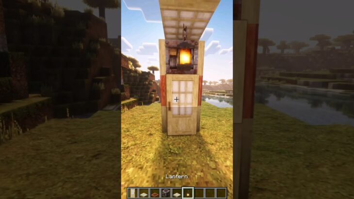 42-Minecraft Smallest House🏠 (マインクラフト 最小の家) #マイクラ #minecraftshorts
