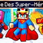 Aller à l’École des SUPER HEROS sur Minecraft !