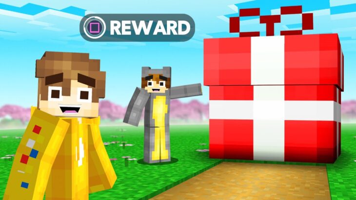 I Gave My Friend A PRESENT In Our Minecraft World!