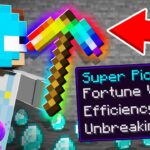 I Made A SUPER PICKAXE in Minecraft Infinite…