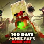 I Spent 100 Days in a Fungal Outbreak in Hardcore Minecraft… Here’s What Happened