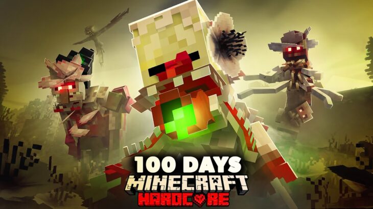 I Spent 100 Days in a Fungal Outbreak in Hardcore Minecraft… Here’s What Happened