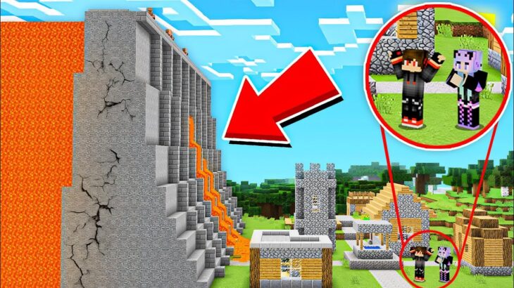 LAVA FLOOD vs SAFEST SECURITY HOUSE – Minecraft