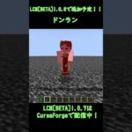 【LCM】ドンラン(Minecraft)【Minecraft Mod】#shorts  #リンバスカンパニー #マイクラ #マインクラフト