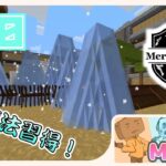 【マイクラMERCENARICA】#20 新魔法続々？！