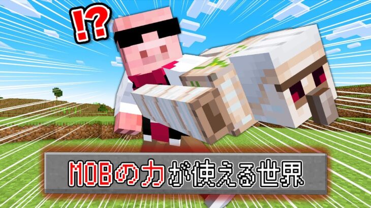 【マイクラ】MOBの力が使える世界でエンドラ討伐！