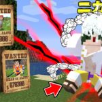 太陽の神『ニカ』になって指名手配犯をすべて倒せ！ ワンピースMOD 【マイクラ】【マインクラフト】