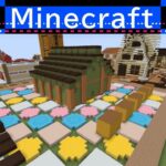 【マイクラ 建築 お菓子の家】お菓子の家 Minecraft　マイクラ　かわいい建物