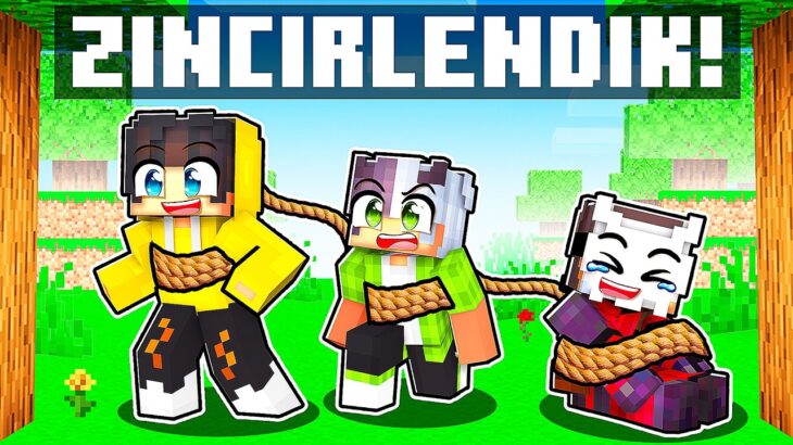 Minecraft AMA Birbirimize Zincirlendik! ⛓️ (bu kötü bir fikirdi..)