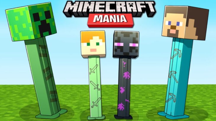 Minecraft Mania – Dulces PEZ te acuerdas?