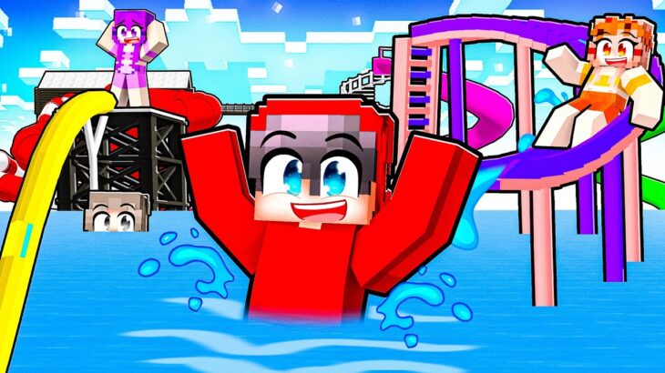 Minecraft but I Open a Waterpark!