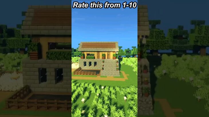 Minecraft house for survival #shorts #minecraft #minecraftbuilding