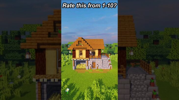 Minecraft house for survival #shorts #minecraft #minecraftbuilding