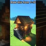 Minecraft house for survival #shorts #minecraft #minecraftbuilding