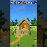 Minecraft house for survival #shorts #minecraft #minecraftbuilding