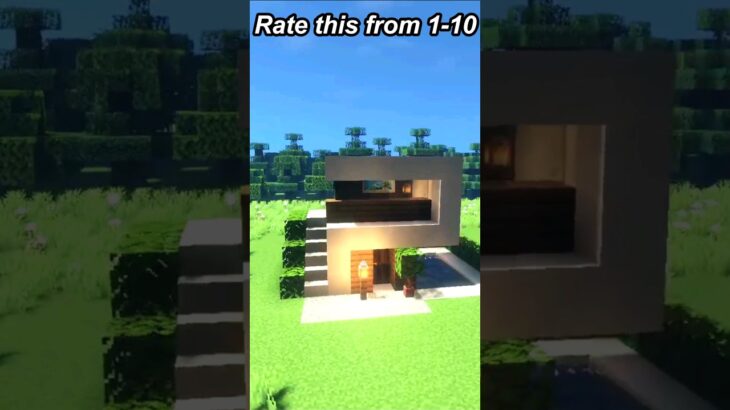 Minecraft modern house #shorts #minecraft #minecraftbuilding