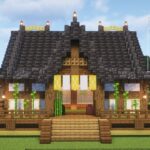 【マインクラフト】竹自動収穫機付の和風ファンタジーな家【Minecraft】How to build Japanese-style fantasy house