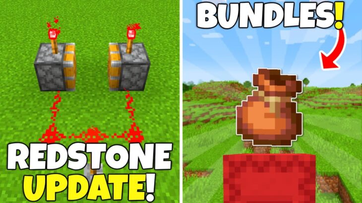 Mojang added BUNDLES and BIG REDSTONE UPDATE! Minecraft 1.21 Update