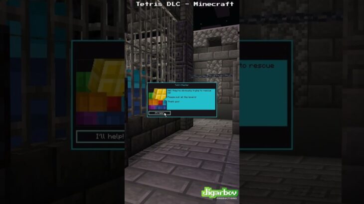 Part 1 of SET the TETRI-MASTER FREE!! – Minecraft X Tetris® DLC