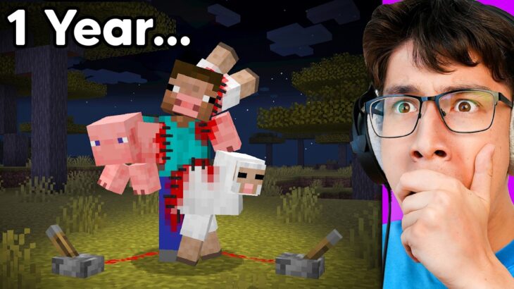 Testing Scary Minecraft Myths for 1 Year…