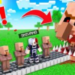 There Is A Eating Head Villager In Our World in Minecraft..!!