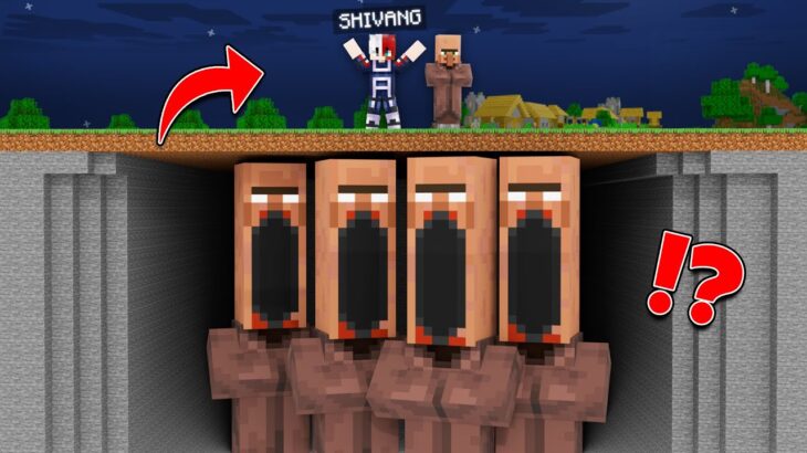 There is Scary Screaming Villagers Underground in Minecraft!!😱