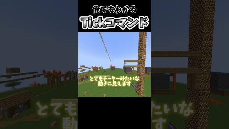 Tickコマンドでできること#shorts #マイクラ #マインクラフト