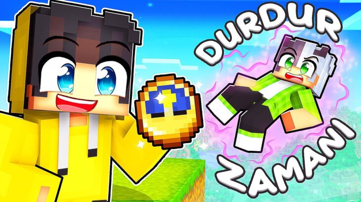 Yapı Kapışmasında ZAMAN DURDURMA SAATİ İle trolledim! ⏰ – Minecraft