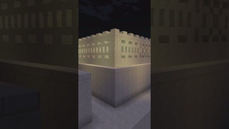 【マイクラ 建築 砂漠】砂漠の夜を作る　#minecraft #マインクラフト #マイクラ建築