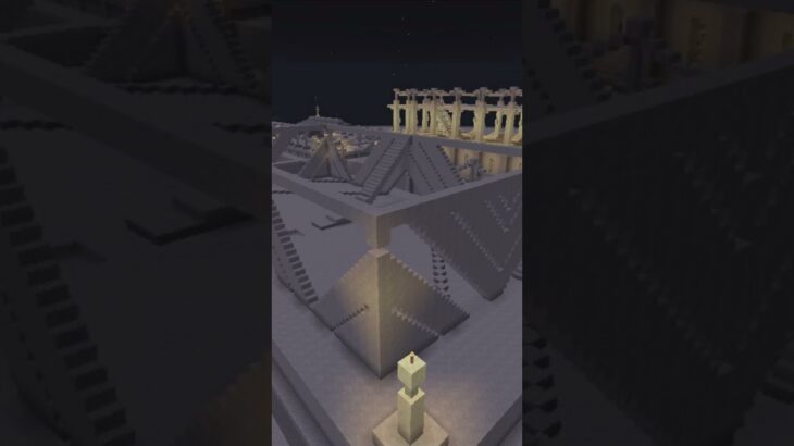 【マイクラ 建築 砂漠】砂漠の夜を作る　#minecraft #マインクラフト #マイクラ建築