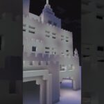 【マイクラ 建築 雪】雪の夜　#マイクラ #マイクラ建築 #minecraft #マインクラフト