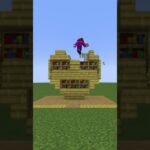 【マイクラ】シンプルに飾れてお洒落に見える本棚を建築してみたい#minecraft #shorts