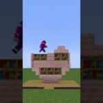 【マイクラ】シンプルに飾れてお洒落に見える本棚を建築してみたい#minecraft #shorts