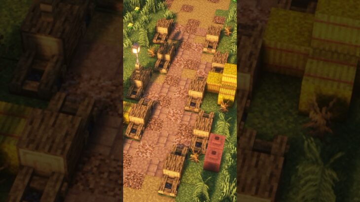 初心者でも簡単！荒野の道の作り方!? #マイクラ建築  #マイクラ #minecraft #shorts