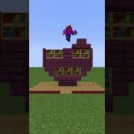 【マイクラ】シンプルに飾れてお洒落に見える本棚を建築してみたい#minecraft #shorts