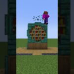 【マイクラ】シンプルに飾れてお洒落に見える本棚を建築してみたい#minecraft #shorts