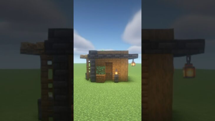 【マイクラ】簡単に作れるコンパクトなトウヒの拠点【マイクラ建築】#minecraft #マイクラ #shorts