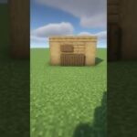 【マイクラ】スモールハウス〜簡単初期拠点〜【マイクラ建築】#minecraft #マイクラ #shorts