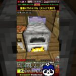 マイクラ サバイバル：家の原木とって石に変える【マインクラフト統合版】#shorts