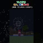 夏の思い出 #マイクラ #打上花火 #shorts